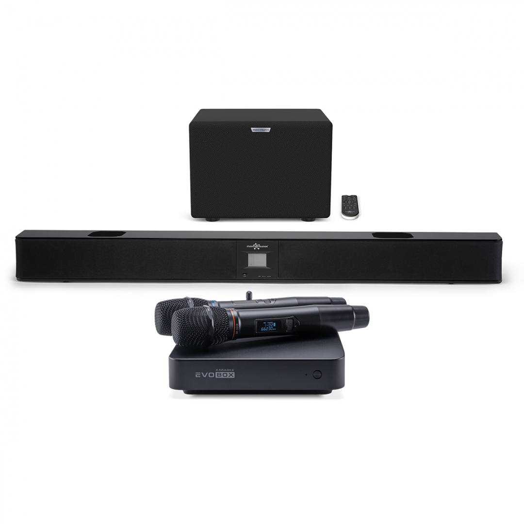 караоке-комплект EVOBOX Plus + EvoSound Bar (саундбар с караоке) в Чишмах