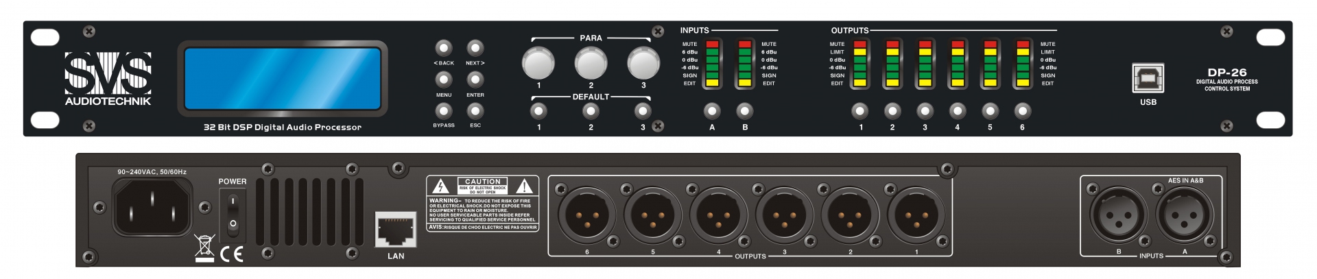 SVS Audiotechnik DP-26 Цифровой процессор: 2 входа 6 выходов в Чишмах