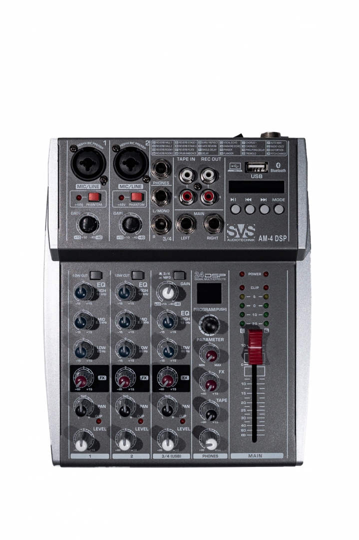 SVS Audiotechnik mixers AM-4 DSP Аналоговый микшерный пульт, 4-канала в Чишмах