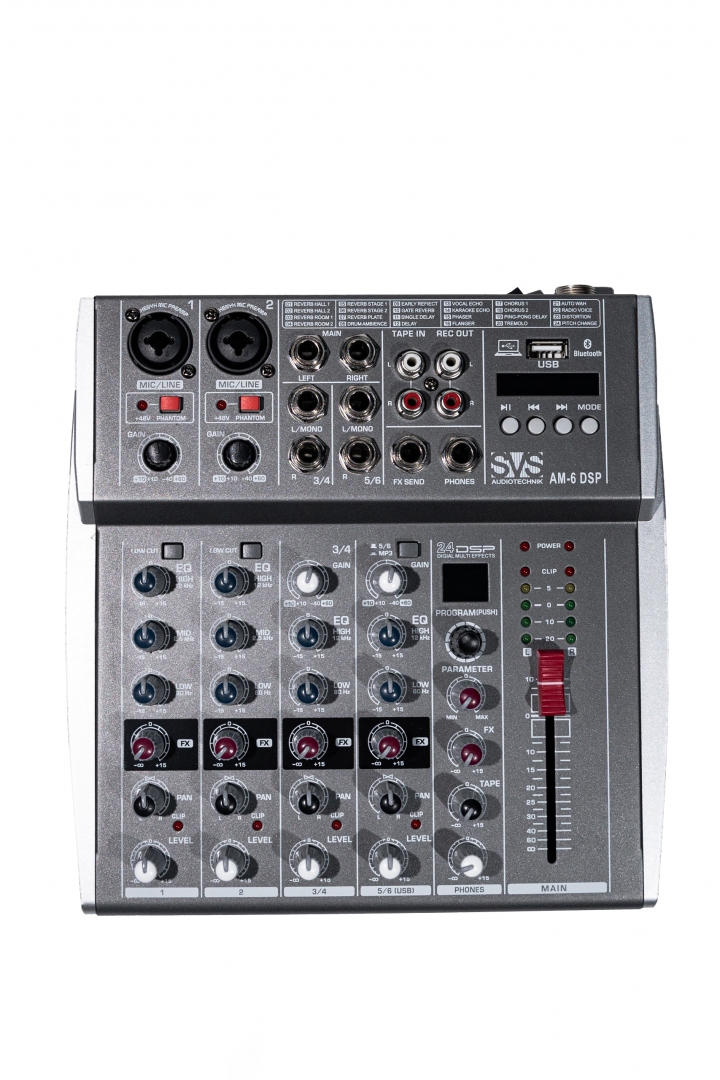 SVS Audiotechnik mixers AM-6 DSP Микшерный пульт аналоговый, 6-канальный SVS Audiotechnik mixers в Чишмах
